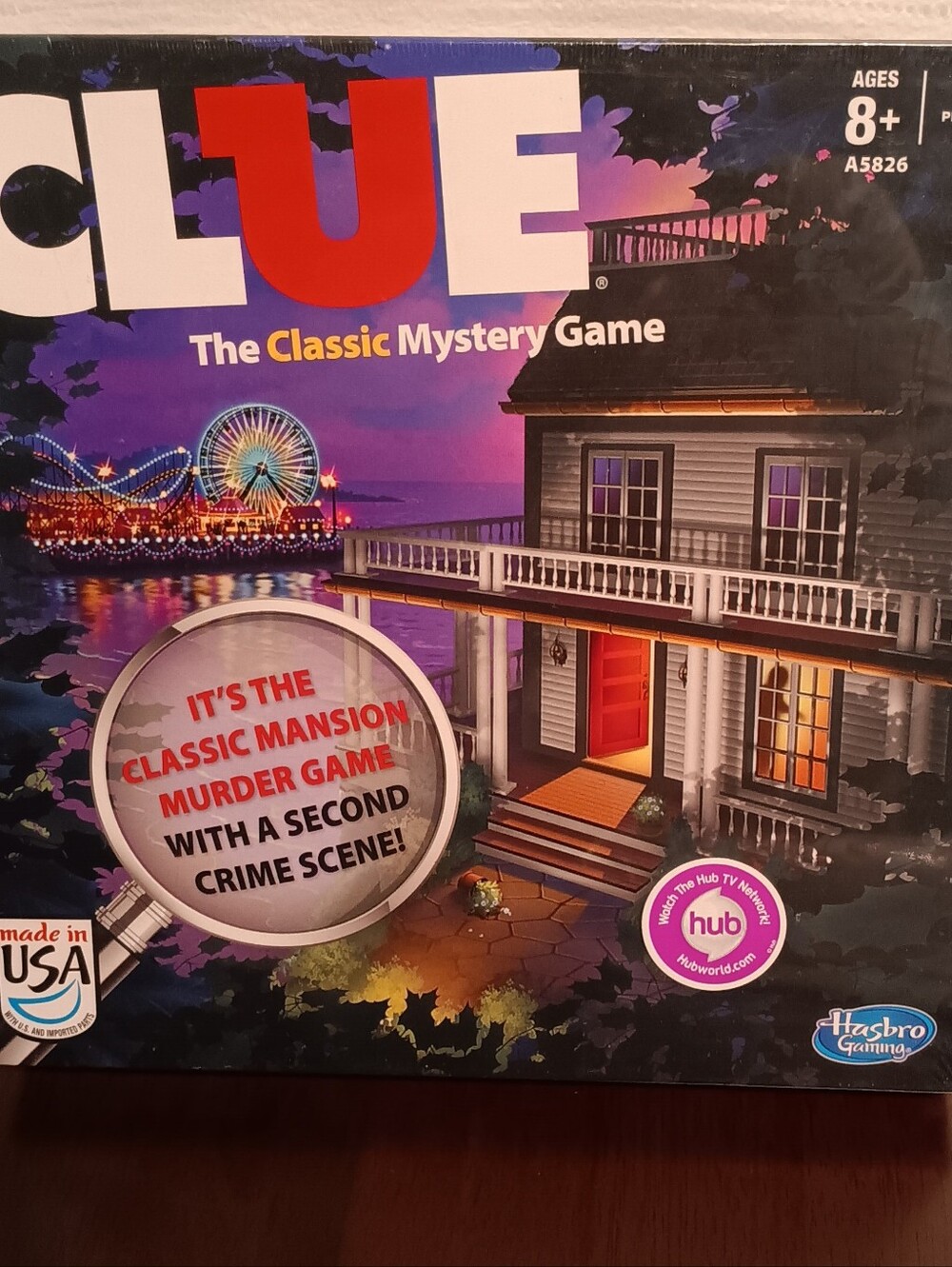 2013 CLUE Board Game Classic Mansion Murder Mystery, 2nd Murder Scene By Hasbro